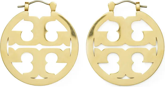 Small Miller Logo Hoop Earrings | Nordstrom