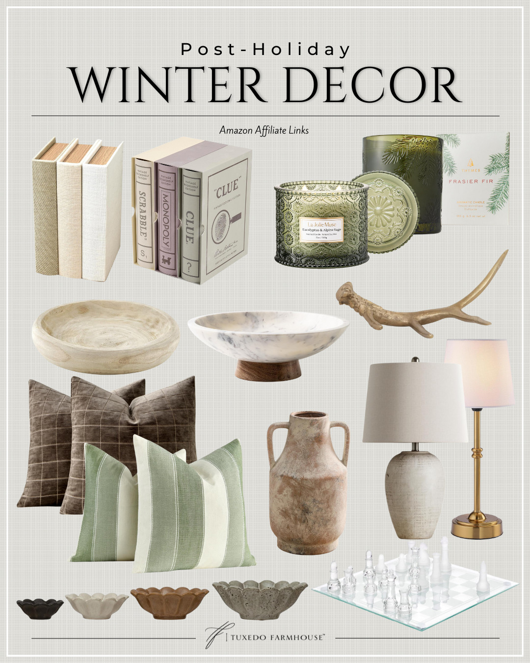 Amazon - Post Holiday Decor

Refresh your space with winter decor! Show off your style in that tricky time between Christmas and Spring.  

Seasonal, home decor,winter, accent chairs, rugs, wall art, frames, pillows, lamps, baskets, candles, books, coffee tables, ottomans, trays, bowls, consoles, accent tables


 

 #LTKSeasonal #LTKHome #LTKFindsUnder50