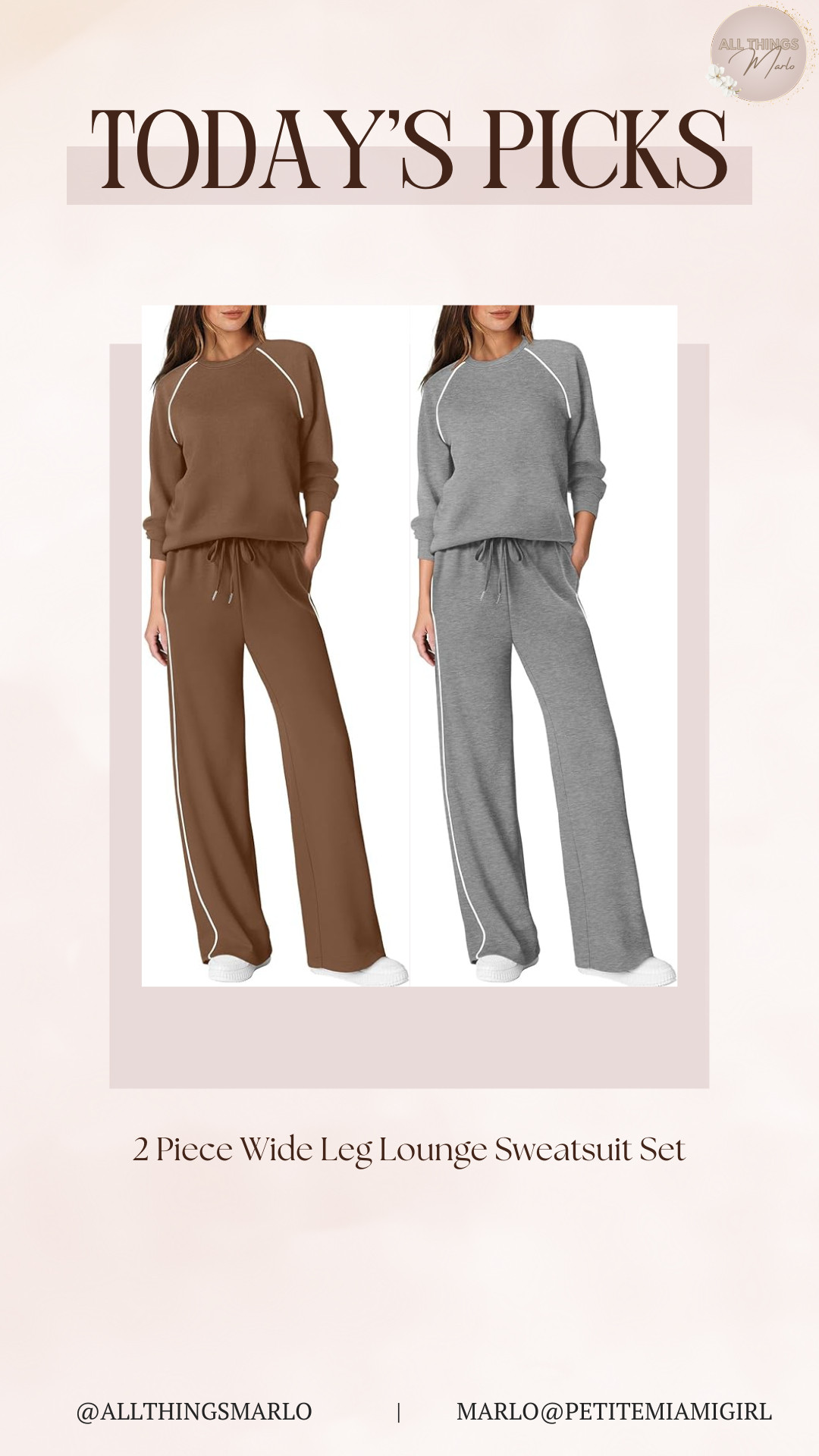 2 Piece Wide Leg Lounge Sweatsuit Set 

 #LTKSeasonal #LTKWorkwear #LTKTravel