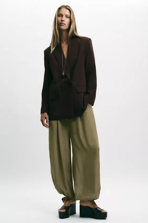 OVERSIZED DOUBLE-BREASTED BLAZER | Zara US