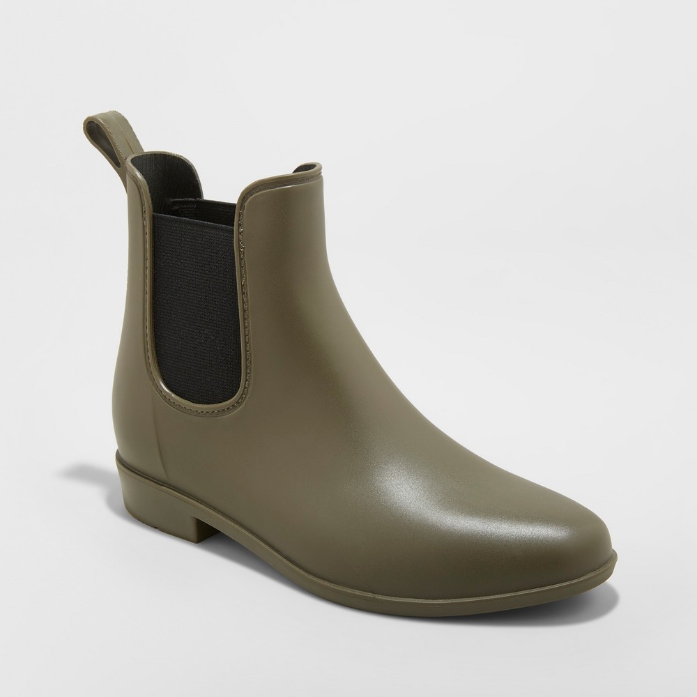 Women's Chelsea Wide Width Rain Boots - A New Day™ 12W | Target