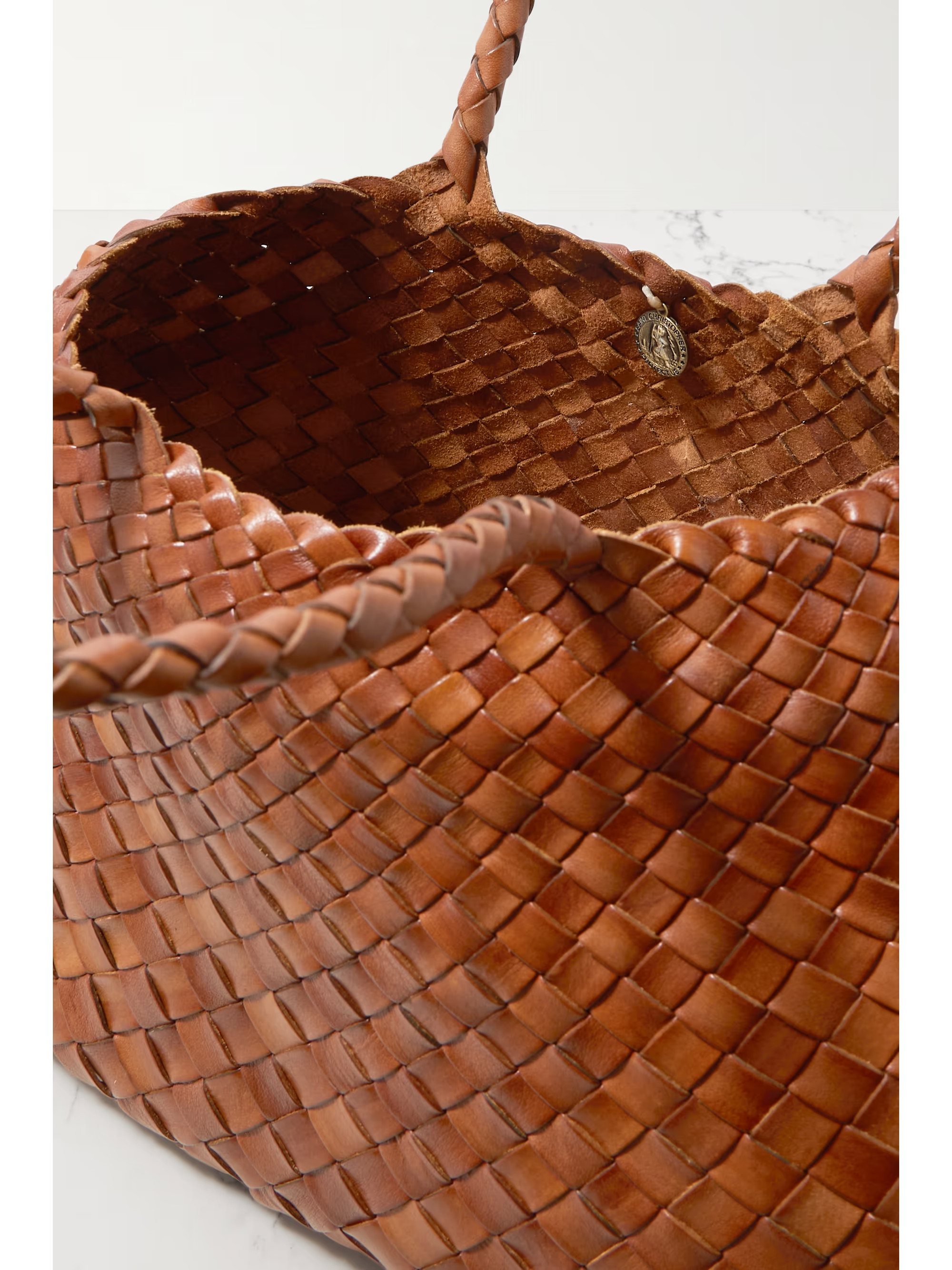 Santa Croce Big woven leather tote | NET-A-PORTER (US)