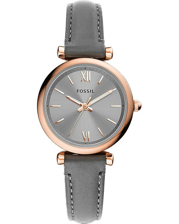 Fossil Carlie Mini Women's Watch with Stainless Steel or Leather Band | Amazon (US)