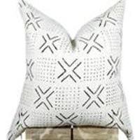 Mudcloth Pillow Cover, African Mud Cloth, African Pillow, Cream and Black  Lulu | Etsy (US)