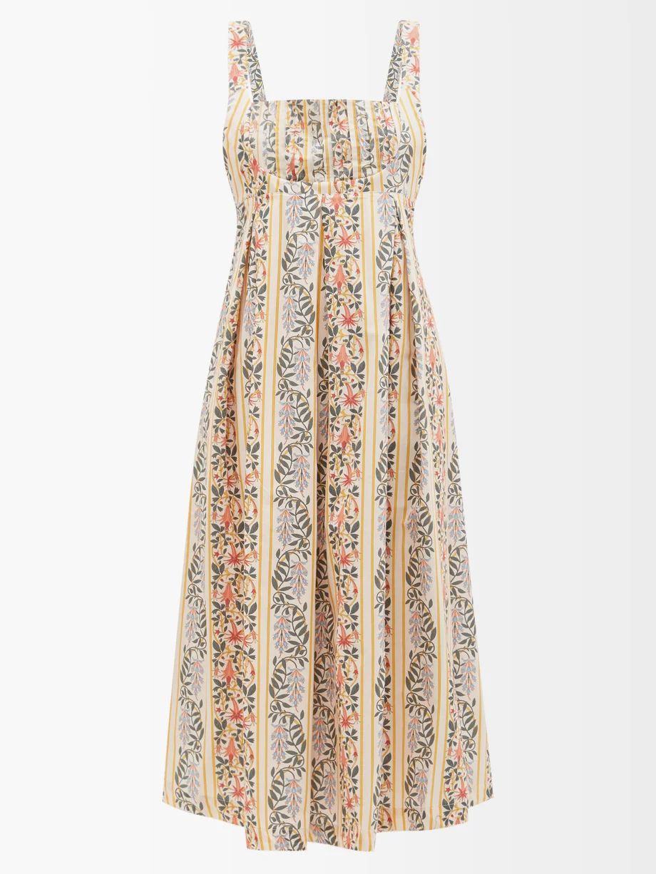 Hortensia Lluvia floral-print cotton dress | Agua by Agua Bendita | Matches (US)
