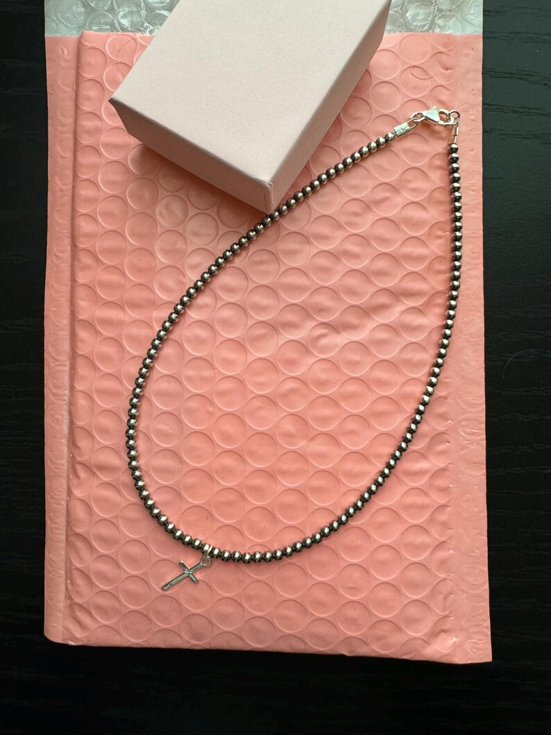 3mm and Cross Charm | Etsy (US)