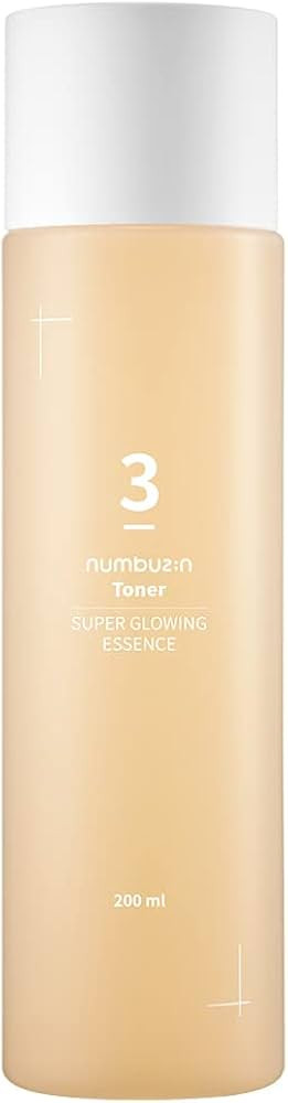 numbuzin No.3 Super Glowing Essence Toner | Fermented Ingredients, Niacinamide, Galactomyces, glo... | Amazon (US)