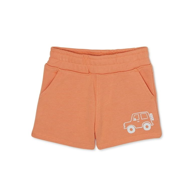 Garanimals Baby Boy Graphic French Terry Shorts, Sizes 0-24 Months | Walmart (US)