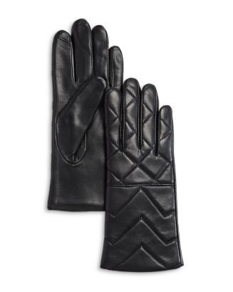 Quilted Leather Tech Gloves - Exclusive | Bloomingdale's (US)