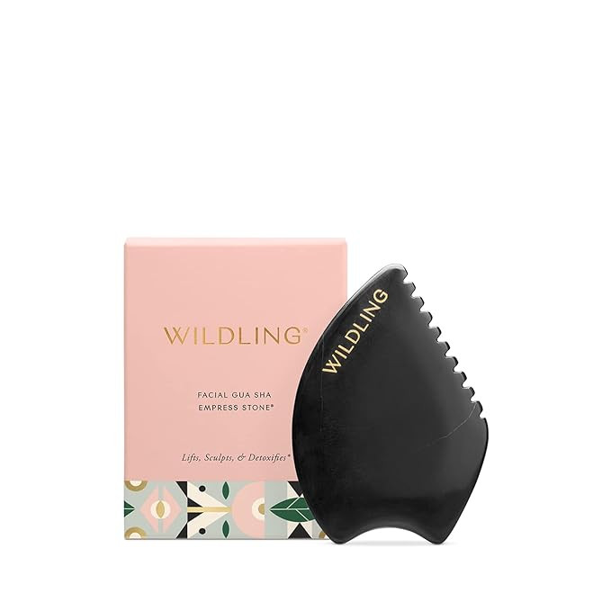 WILDLING Empress Stone Gua Sha Facial Stone I Facial Massage Stone to Lift, Plump, Tone + Sculpt ... | Amazon (US)