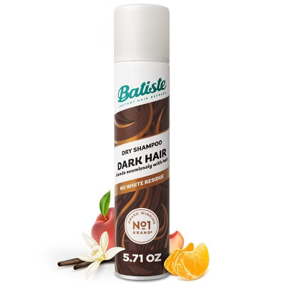 Batiste Dark Brown Dry Shampoo - 5.71oz: For All Hair Types, Daily Use, Basic Cleansing | Target