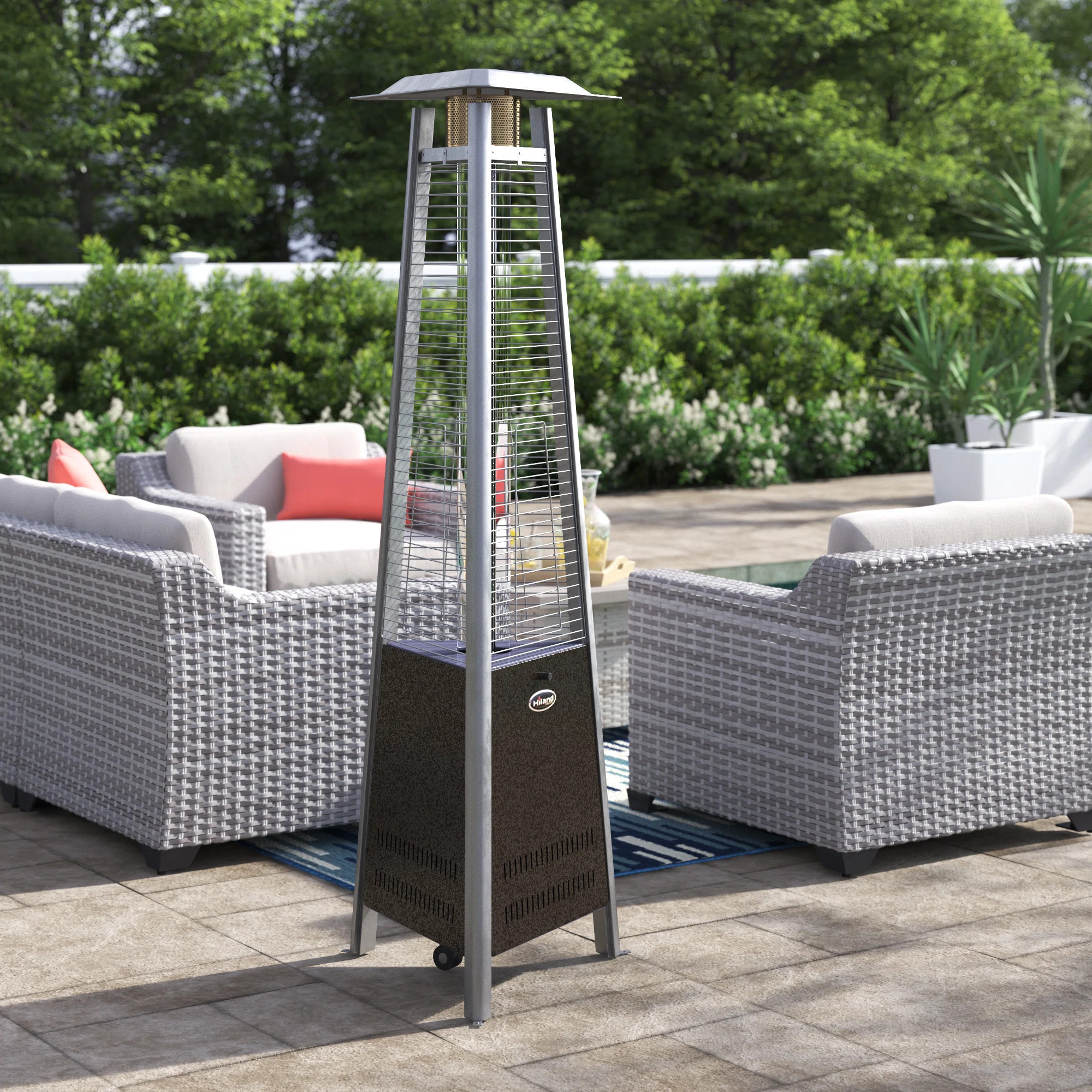 Arlmont & Co. Lundon Tube 42000 BTU Propane Patio Heater & Reviews | Wayfair | Wayfair North America
