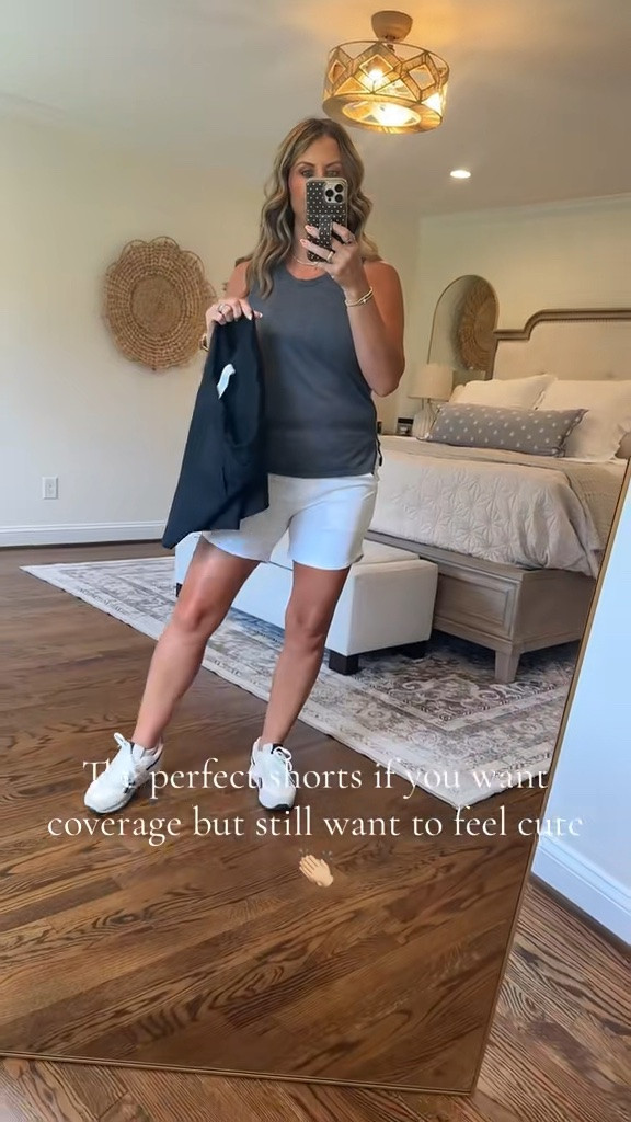 These workout shorts are the pair I keep reaching for. They’re lightweight, comfortable, stay in place, and are perfect for workouts, walks, or running errands. A staple you’ll wear on repeat! 🖤

#LTKFitness #LTKActive #WorkoutStyle #Athleisure #EverydayStyle