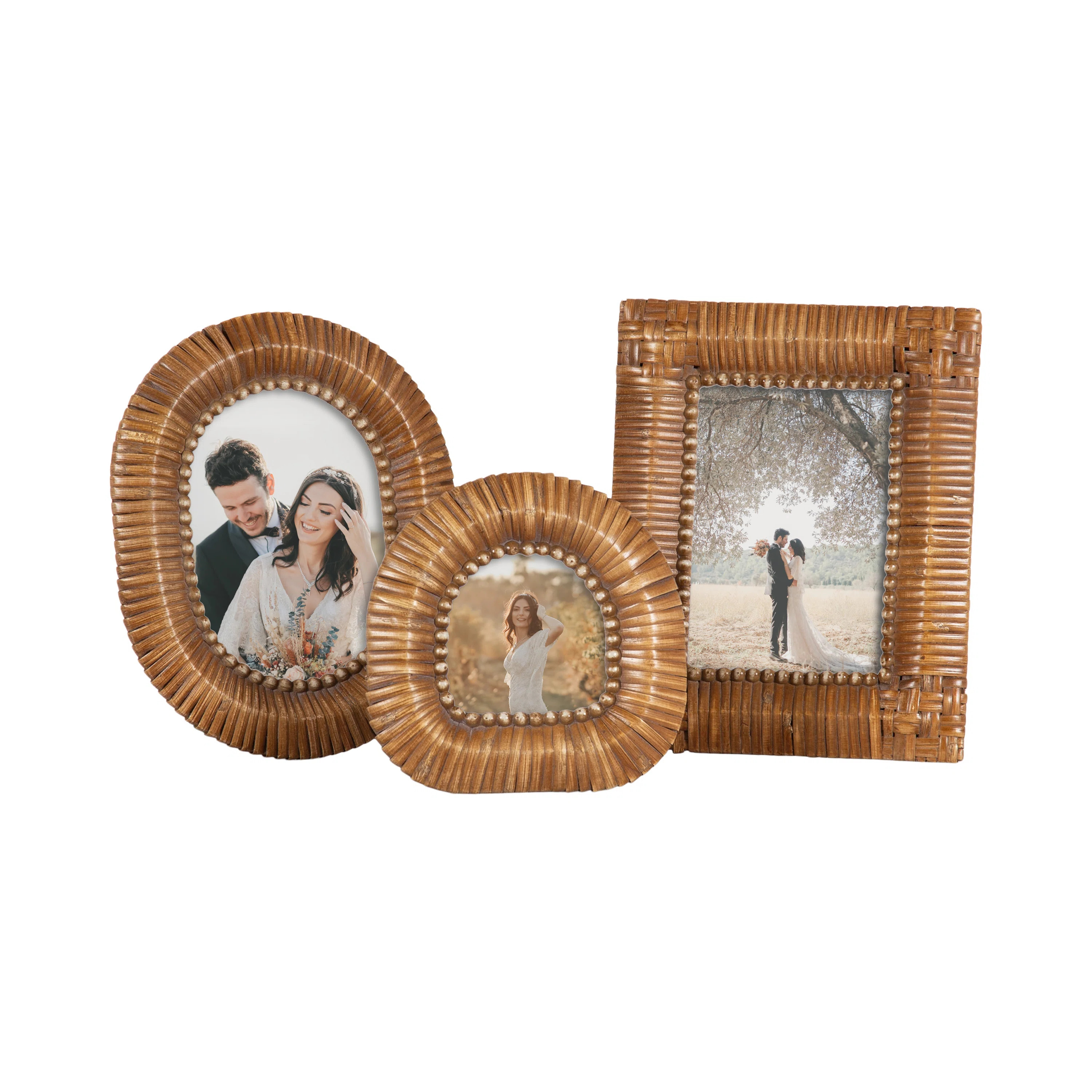 Rattan Picture Frame Set | Wayfair North America