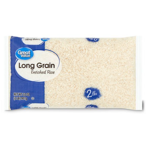 Great Value Long Grain Enriched Rice, 32 oz - Walmart.com | Walmart (US)