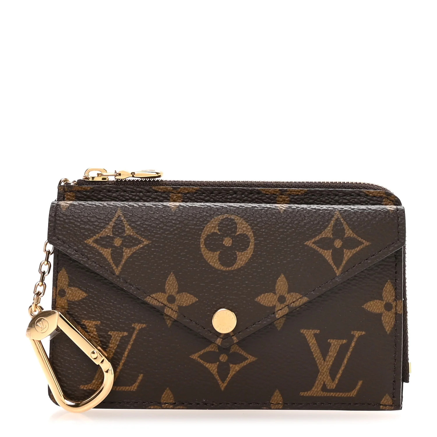 Monogram Recto Verso Card Holder Black | FASHIONPHILE (US)