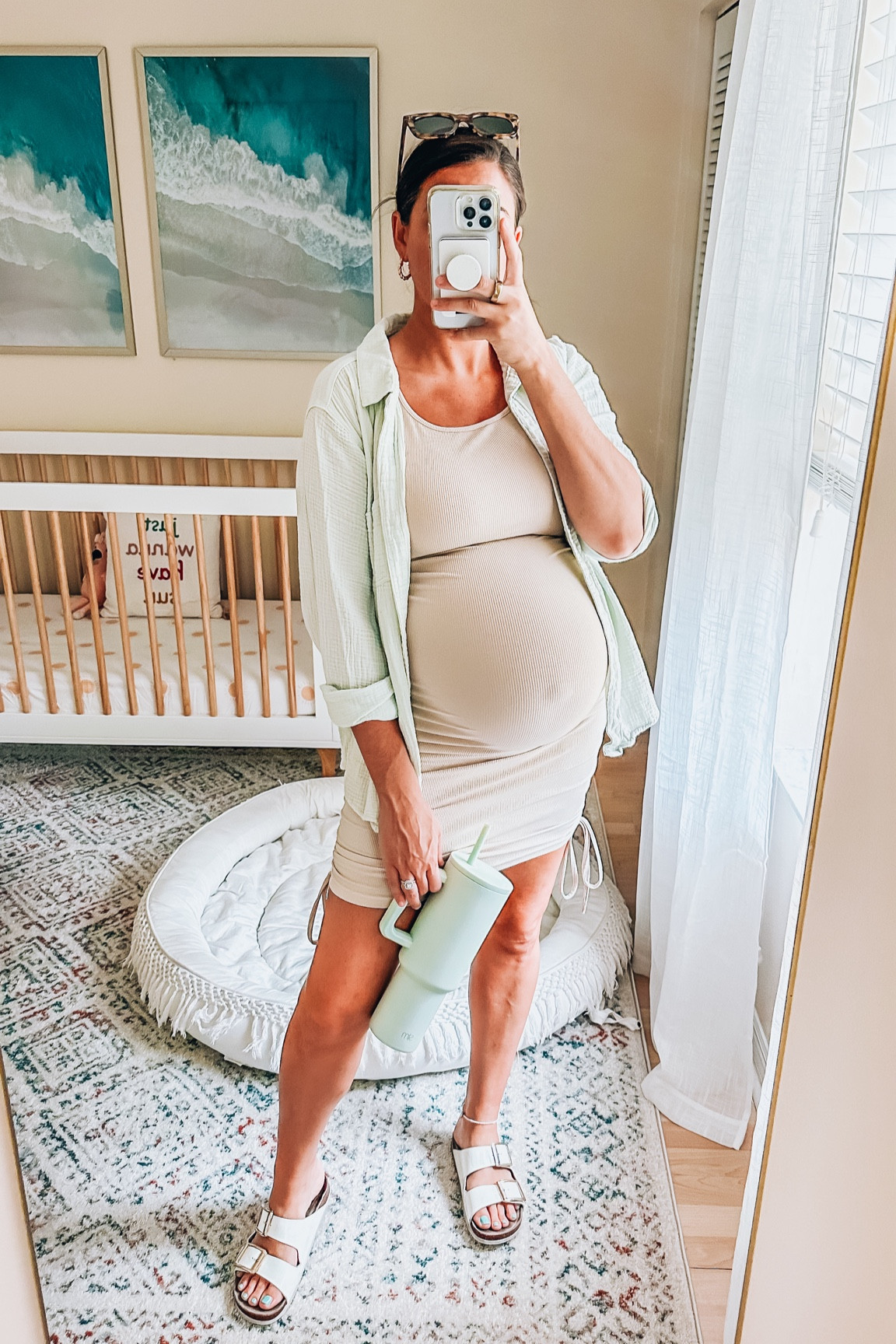 living in this dress + these sandals 🤍

#LTKFindsUnder50 #LTKBump #LTKShoeCrush