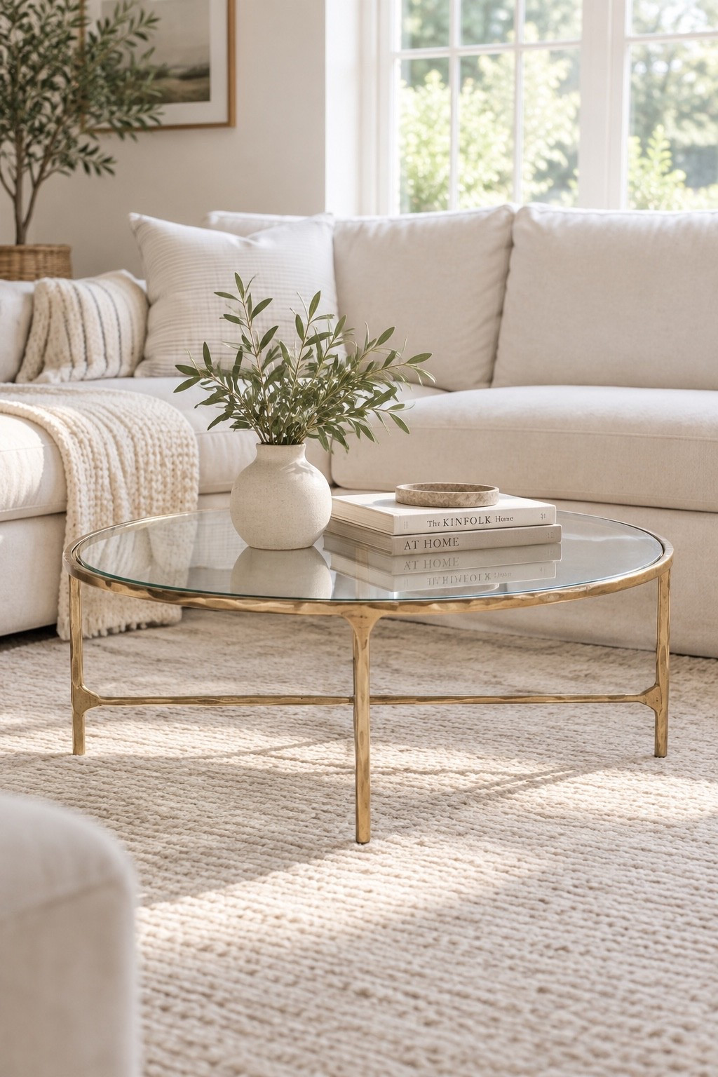 This coffee table is such a beautiful way to add a little warmth and elegance to a living room without making the space feel too heavy. I love the glass top, the soft brass finish, and how simple it is to style with just a few neutral pieces. ✨
#ad #wayfair #wayfairpartner @Wayfair