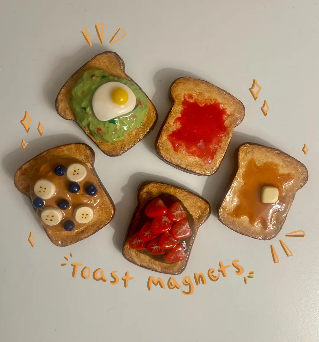 Toast Magnets - Etsy | Etsy (US)