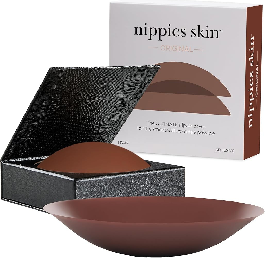 Nippies Nipple Covers for Women - Sticky Adhesive Silicone Nipple Pasties - Reusable Pasty Nipple... | Amazon (US)