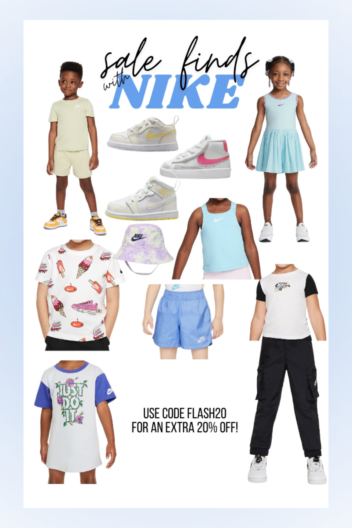 Nike Toddler Sale Finds! Log in and use code FLASH20 for an additional 20% off!

Toddler style, sale finds, Nike sale, toddler fashion, Nike, Nike sale, LTK sale, Nike blazer, Jordan 1s, Jordan 1, Jordan 1 mid, Jordan 1 low, gender neutral, boy finds, girl finds, toddler girl, toddler boy

#LTKfindsunder50 #LTKsalealert #LTKkids