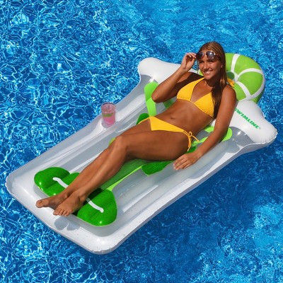 Swim Central Inflatable Margarita Swimming Pool Float - 74" - Green and White | Target