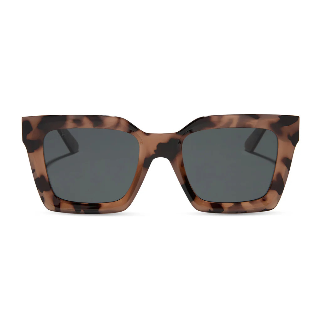 MADI NELSON - THE NAVY + BLUSH TORTOISE + GREY + POLARIZED SUNGLASSES | DIFF Eyewear