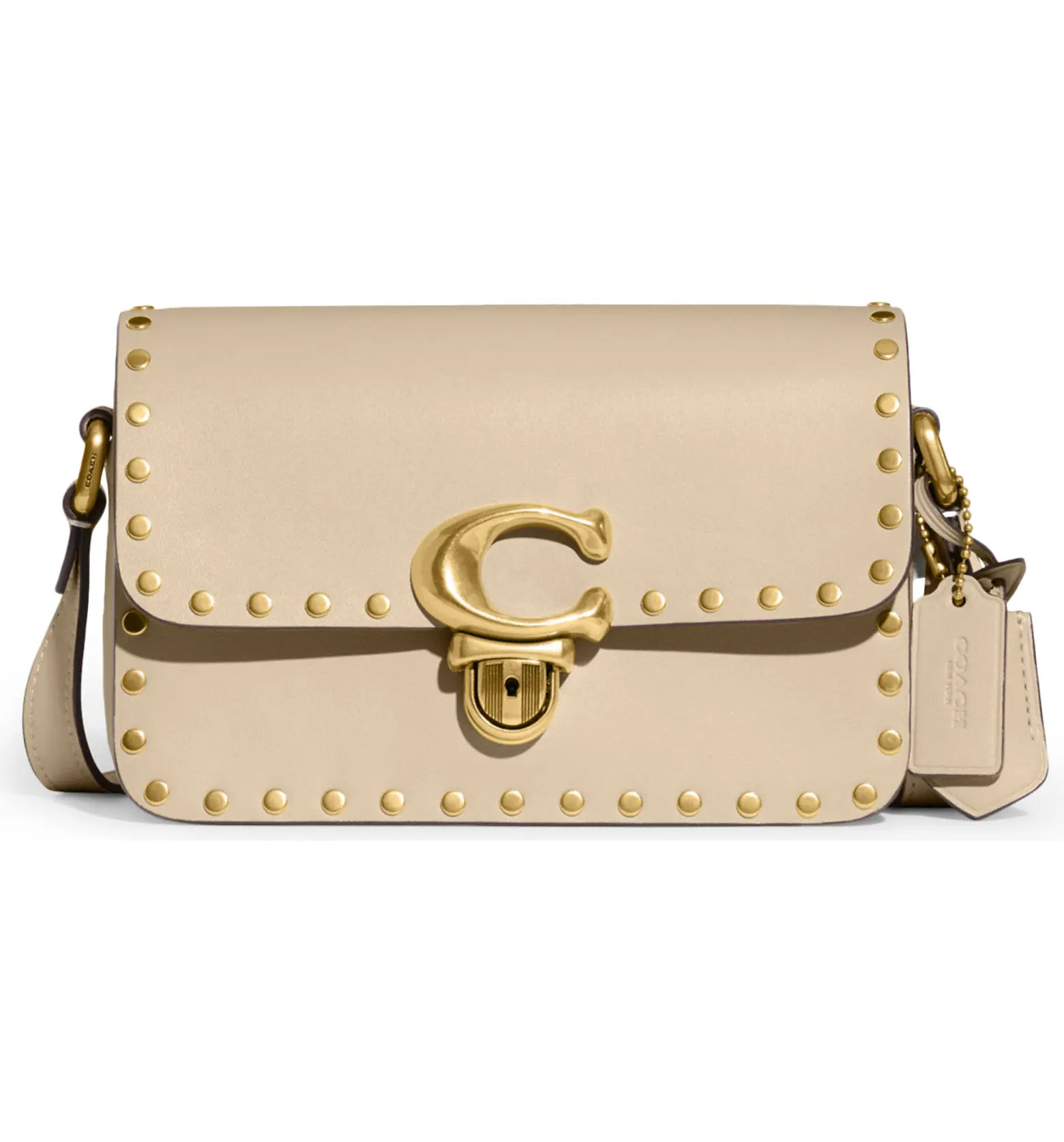 COACH Studio Rivet Glovetanned Leather Shoulder Bag | Nordstrom | Nordstrom