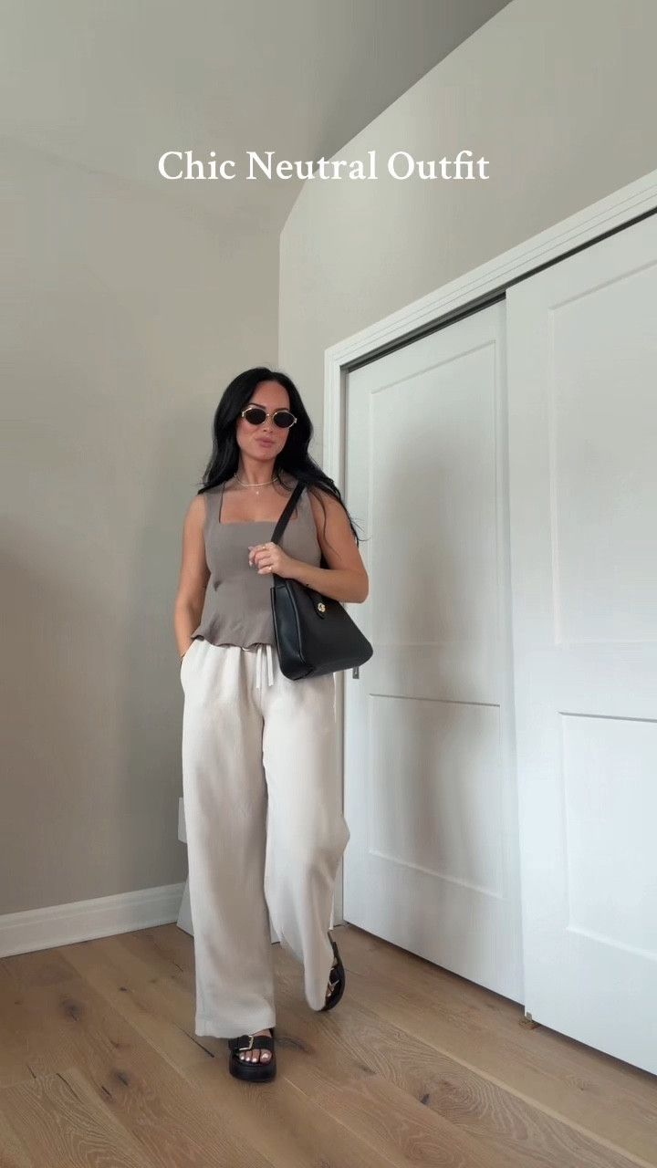 Elevated chic look that is so effortless and comfy 🖤 I will have my outfit details on my LTK.

My sizing 5’7, 145lbs, 32dd
I’m wearing a size 6 too, size M pants 

@Aritzia 

#LTKU #LTKgrwm #LTKootd