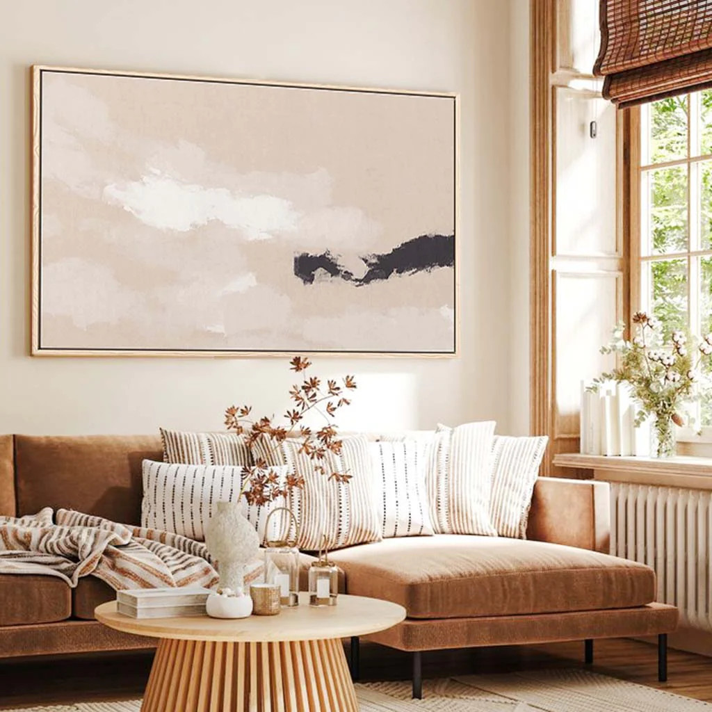 Sky Break Framed Canvas | Abstract House