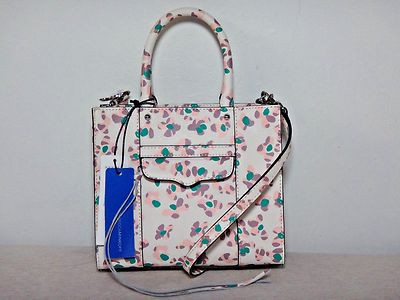 NWT Rebecca Minkoff Mab Mini Crossbody Tote, Floral Pink Multi | eBay AU