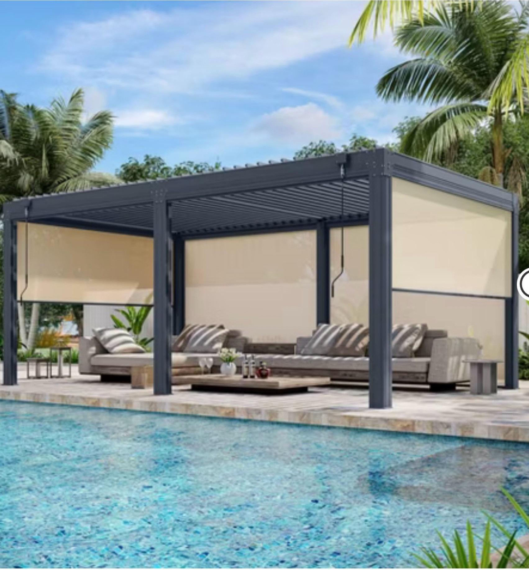The pergola that will stand out! Comes with shade 

#LTKFamily #LTKSeasonal #LTKHome