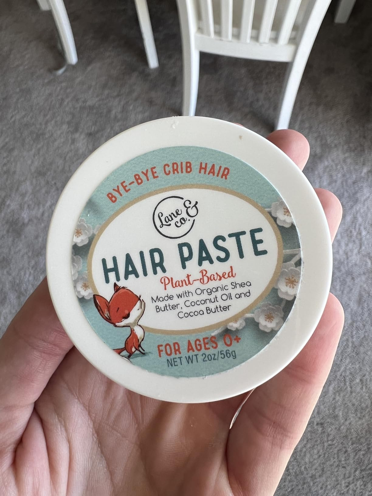 LANE & CO. Hair Paste - Plant-Based Styling Gel for Babies, Toddlers, Kids - Natural & Organic Fo... | Amazon (US)