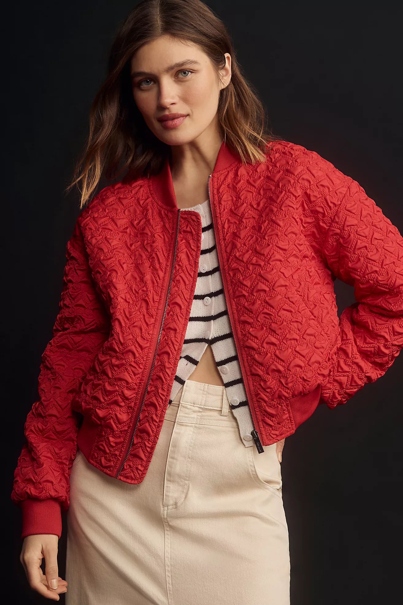 Sanctuary Heartbreak Quilted Bomber Jacket | Anthropologie (US)