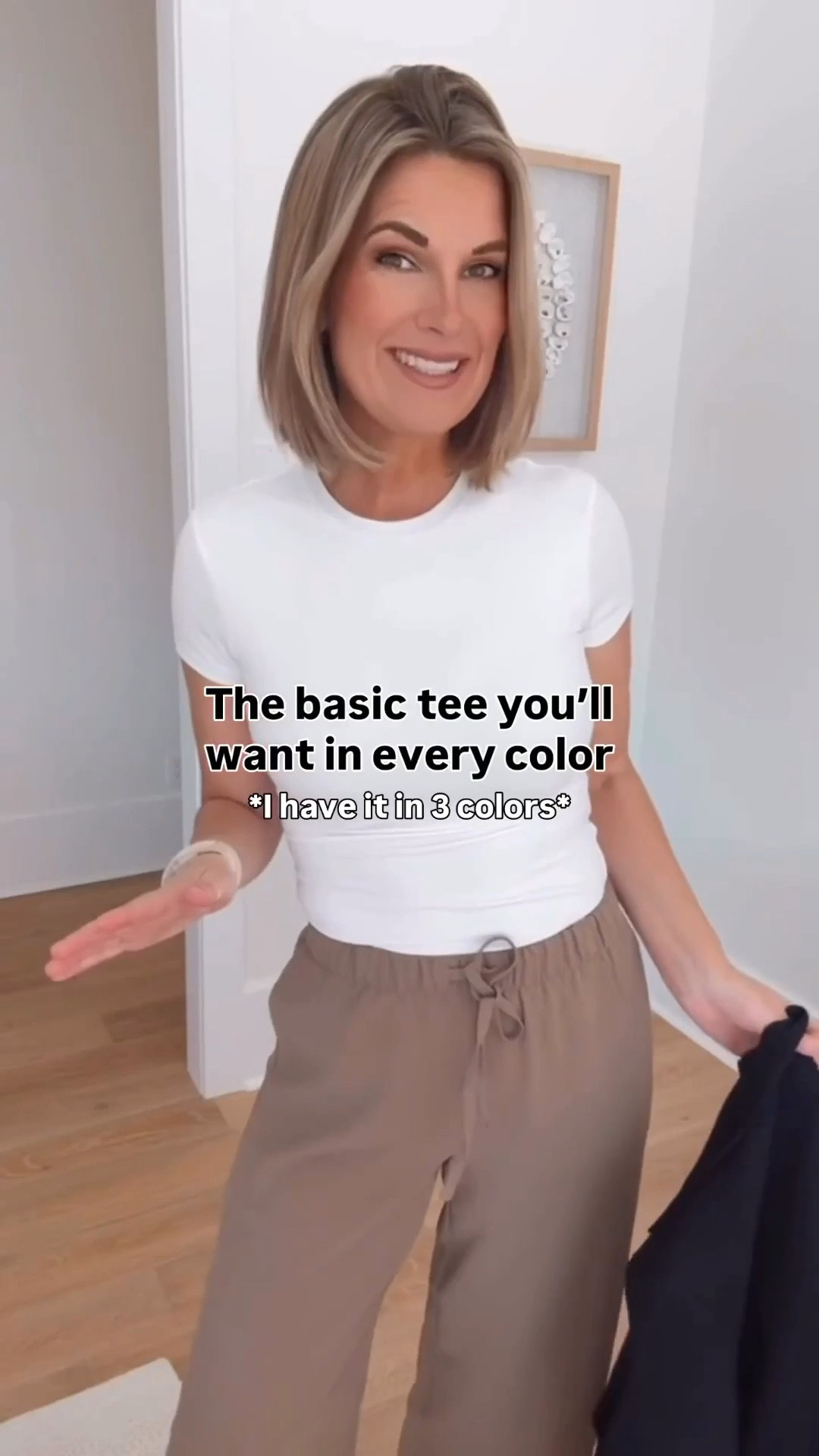 This basic tee is on flash sale today for only $15!! 

I am 5’11” in small tall pants and small tops.  Shoes true to size. 

Workwear.  Vacation outfit.

#LTKSaleAlert #LTKTravel #LTKWorkwear