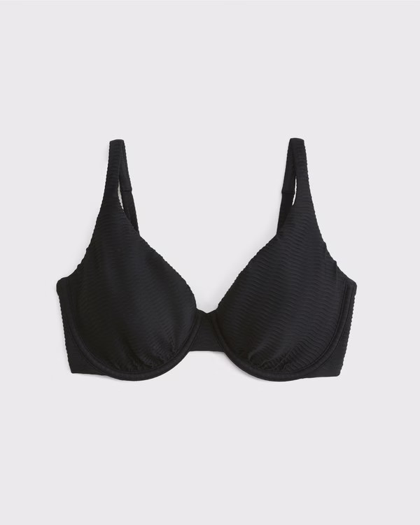 Curve Love High Apex Underwire Bikini Top | Abercrombie & Fitch (US)