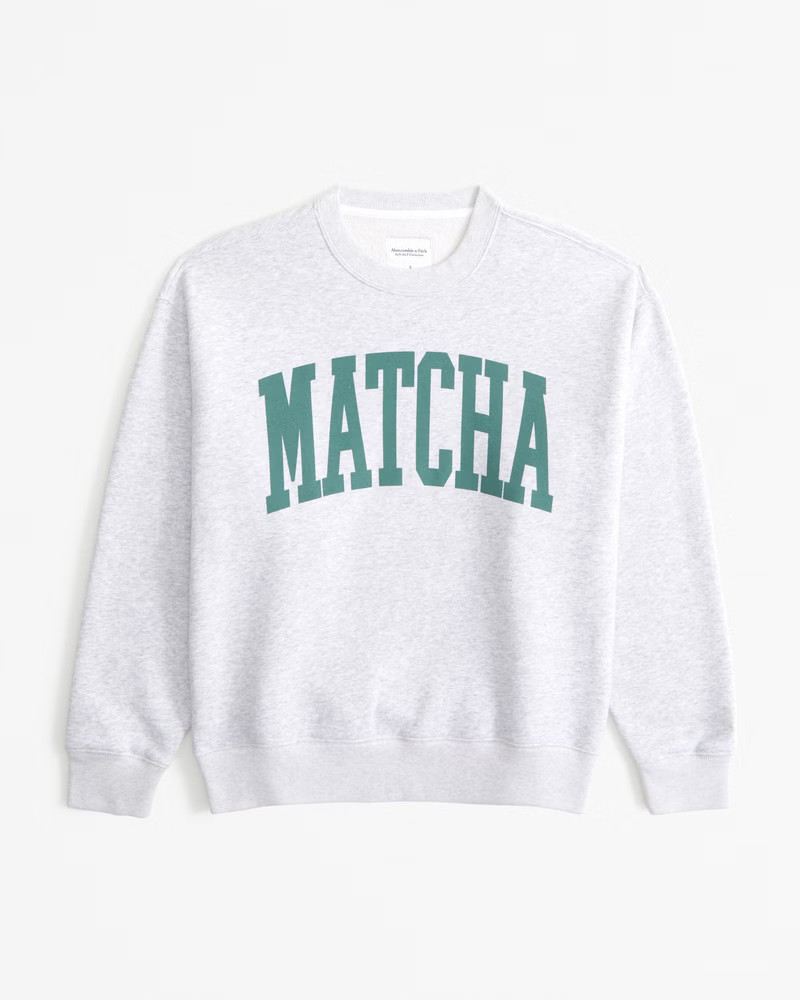 Matcha Graphic Vintage Sunday Crew | Abercrombie & Fitch (US)