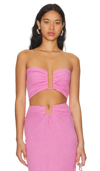 Lilo Crop Top in Candy Pink | Revolve Clothing (Global)