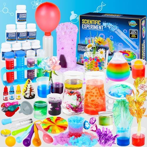 Science Kit for Kids,80 Science Lab Experiments,Scientist Costume Role Play STEM Educational Lear... | Amazon (US)