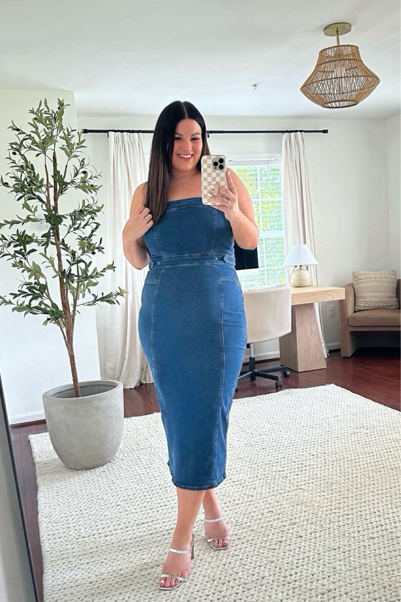 The perfect denim dress for fall! The denim is so soft & cozy and it fits my curves like a glove ✨ 

Dress - xl
Heels - 10
Panties - xl *use code KELLYELIZXSPANX to save 

Denim dress, fall dress, midsize, good American, good American dress, denim, fall outfit



#LTKSeasonal #LTKMidsize #LTKStyleTip