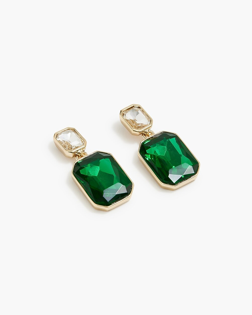 Crystal drop statement earrings | J.Crew Factory