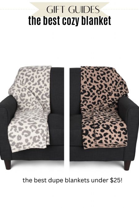 These are the absolute best dupe blankets for the barefoot dreams blanket, so cozy so soft so trendy and everyone loves a good cheetah pattern. Perfect for a gift giving #ltkhome #ltkfamily

#LTKHoliday #LTKSeasonal #LTKGiftGuide