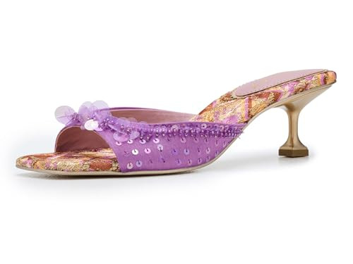 Circus NY by Sam Edelman Women's Juliana Heeled Sandal, Spring Lilac, 9.5 | Amazon (US)