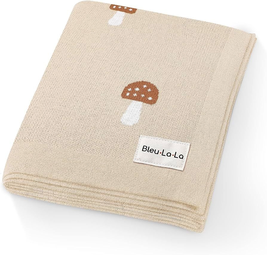 Bleu La La Receiving Swaddle Baby Blanket for Girls & Boys 100% Cotton Buttery Soft Cozy Crib Str... | Amazon (US)