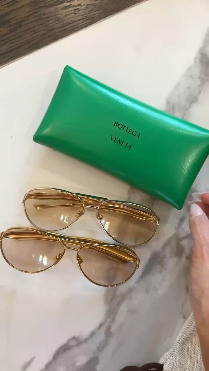 Save and Splurge! Wore my real Bottega sunglasses in a recent post and had lots of questions about them! Amazon has a great lookalike!! 

Amazon, Amazon sunglasses, Bottega, Gold frame sunglasses, Looks for less, Emily Ann Gemma

#LTKstorytime #LTKBeauty #LTKdayinmylife