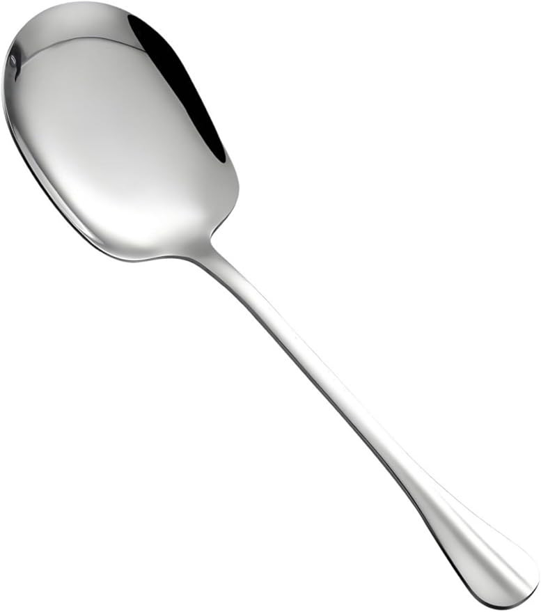 1 colher de servir buffet de aço inoxidável, colher de servir grande | Amazon (BR)