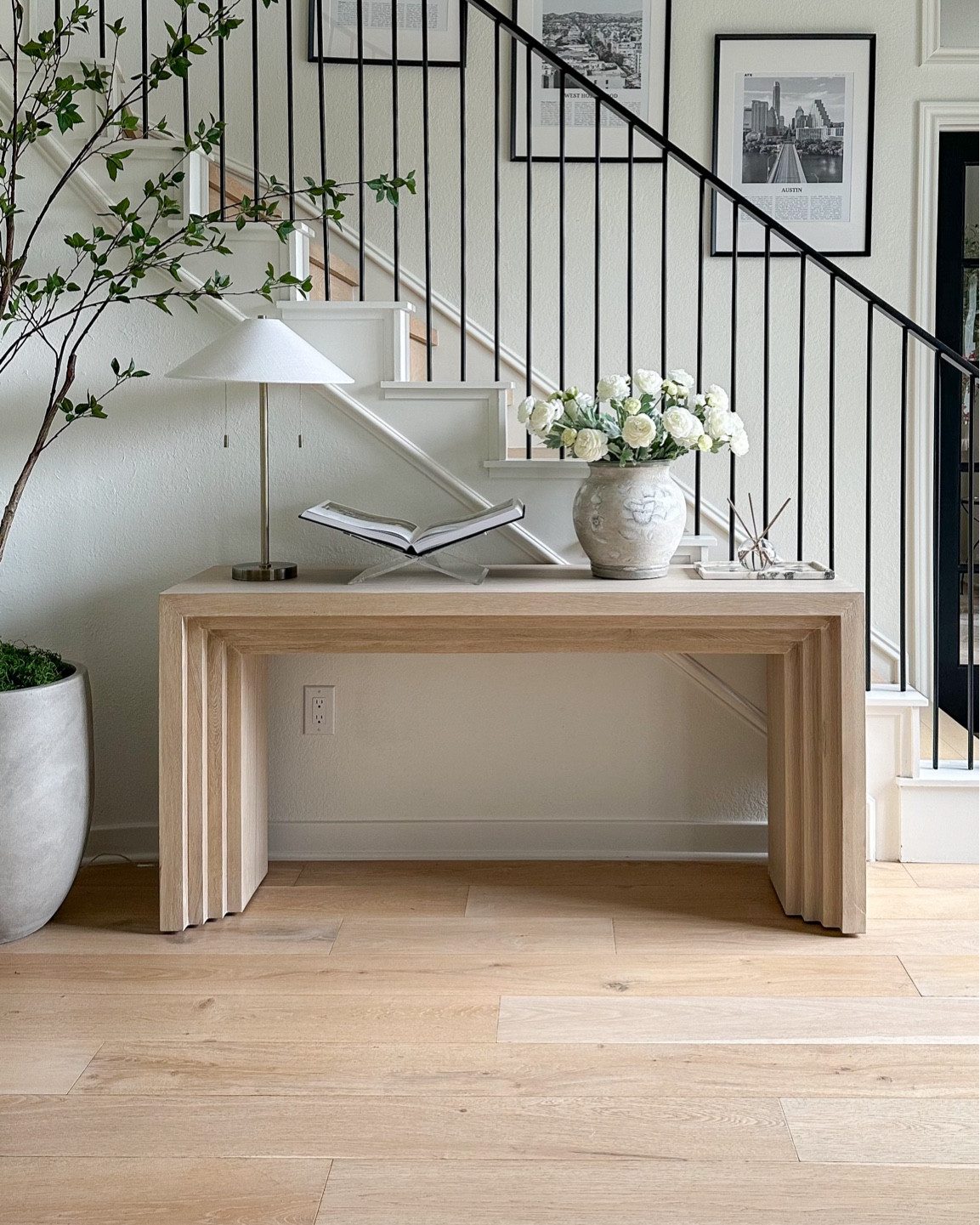 The Memorial Day sale is extended on my new entryway console table 🙌🏼 Love the white oak finish and modern details!

#LTKSaleAlert #LTKStyleTip #LTKHome