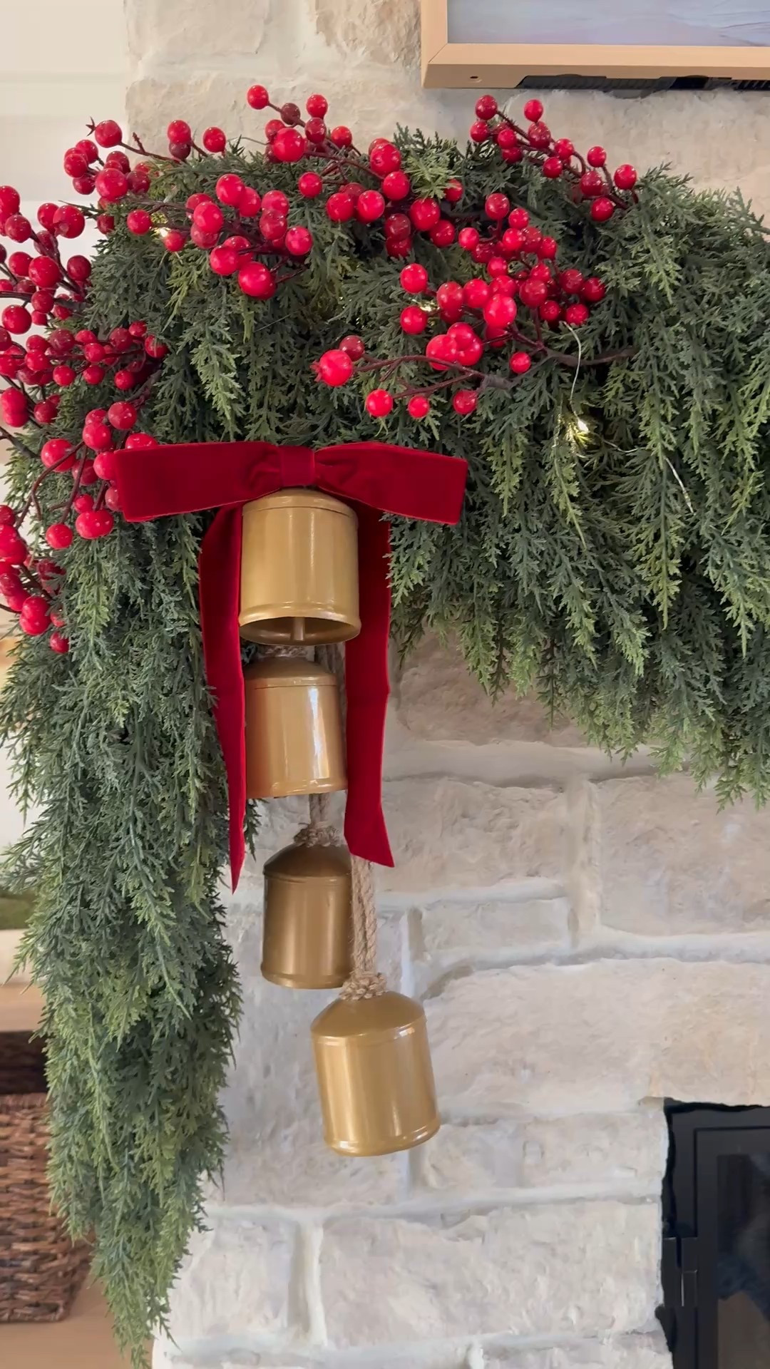 Real touch garland. Get on Amazon or grab at Hobby Lobby. SO good! 

#LTKHoliday #LTKSeasonal #LTKHome