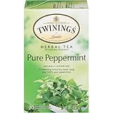 Twinings Pure Peppermint Individually Wrapped Tea Bags, 20 Count Pack of 6, Fresh Minty Flavour, ... | Amazon (US)