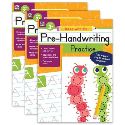 Thinking Kids Pre-Handwriting Practice Activity Book, Grade Preschool-2, Pack of 3 | Target